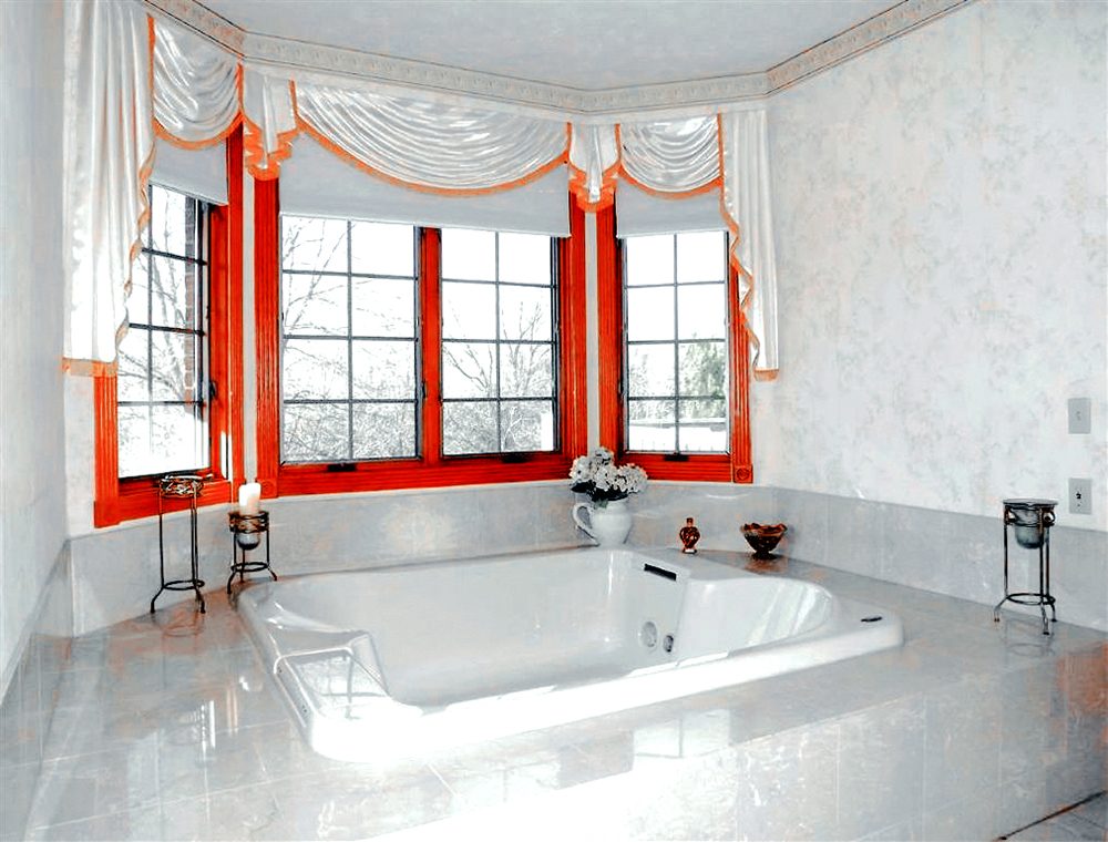 Bathroom-Window-The Scarlet Swag Valance