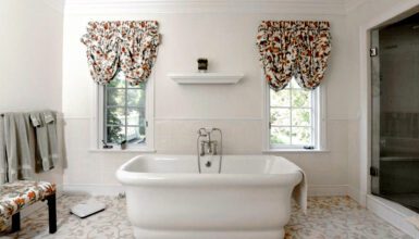 Bathroom Window Valance Ideas