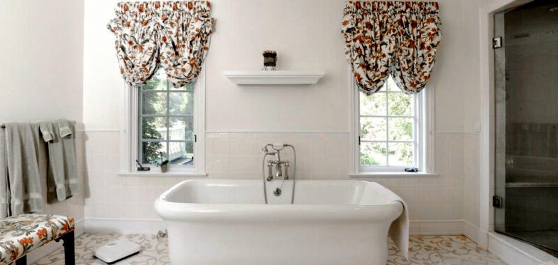 Bathroom Window Valance Ideas