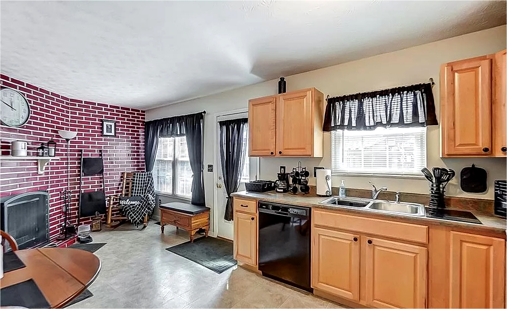 Charcoal Gray Kitchen-Curtains