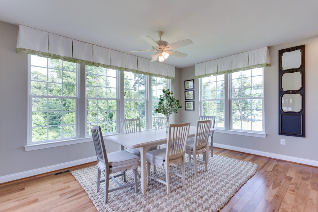 Dining-Room-Valances-Serene Greens