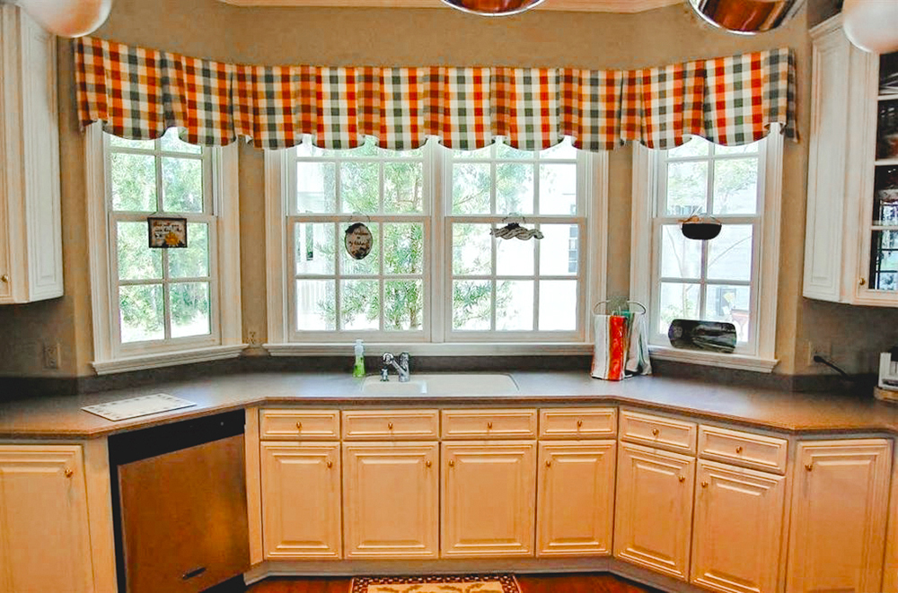 Bay Window Kitchen Curtains