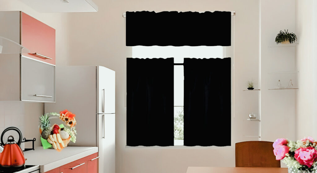Kitchen-with-Blackout Curtains