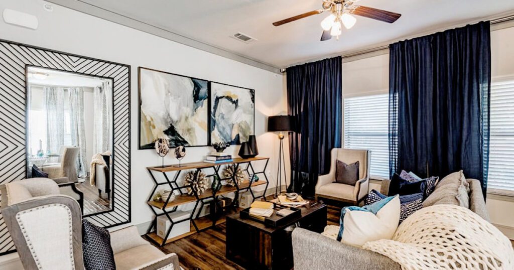 Living-Room Sheer Black Curtains