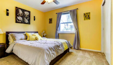 Curtains Ideas for Yellow Bedroom Walls