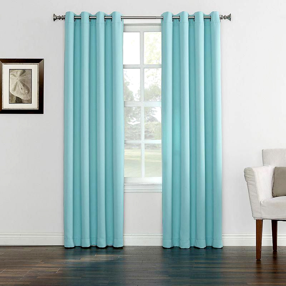 Pale Turquoise Curtain-Colors