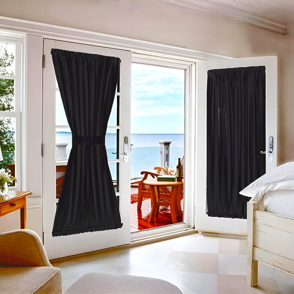Patio-Doors-with-Cafe Curtains