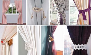 Where to Put Tie Backs for Curtains