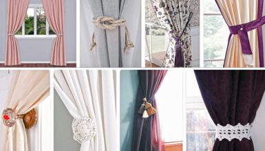 Where to Put Tie Backs for Curtains