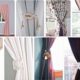 Where to Put Tie Backs for Curtains