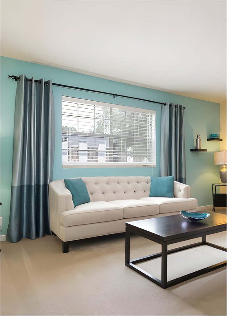 Curtain Colors to Pair With Blue Walls Living Room