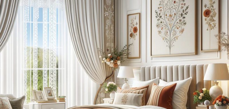 White Bedroom Curtain Ideas