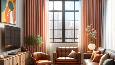 Stunning Curtain Colors to Match Brown Living Room Furniture