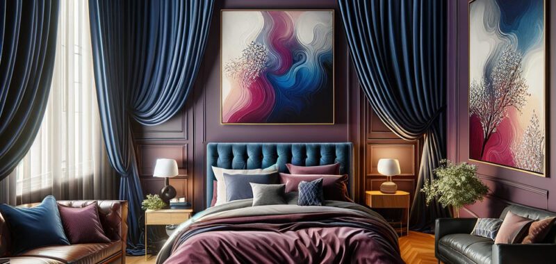 Curtain Colors for Purple Bedroom Walls
