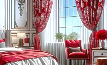 Red Curtains Bedroom Ideas