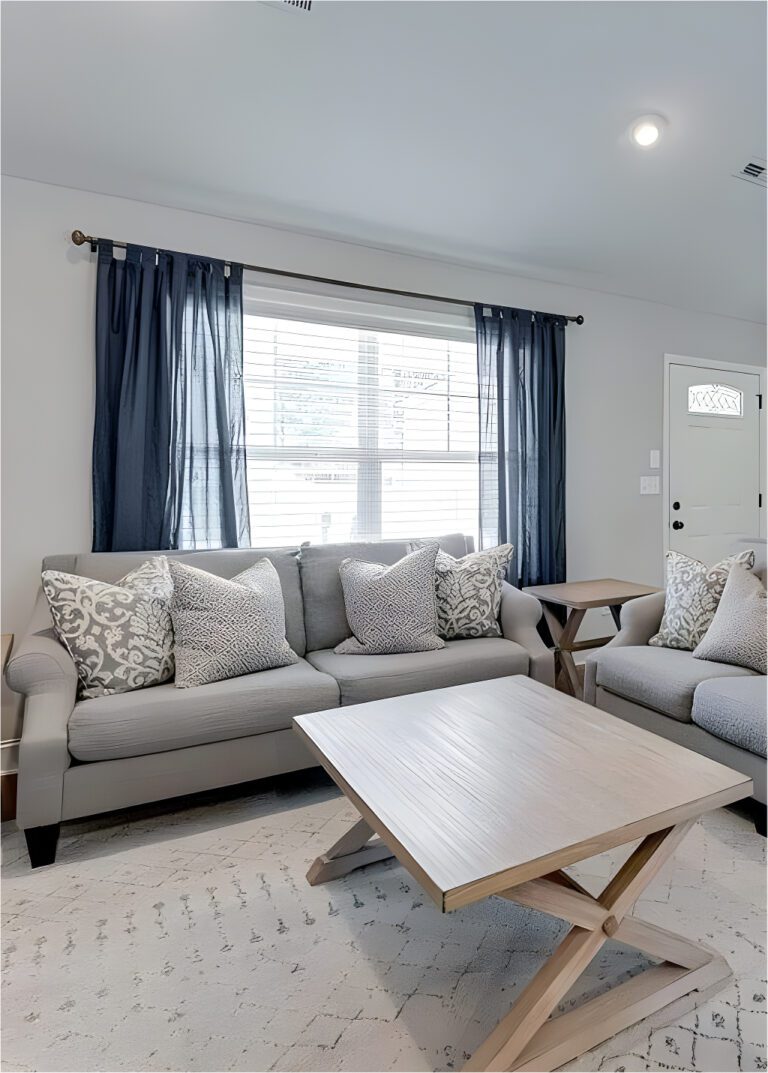 10 Curtains Behind Couch Ideas