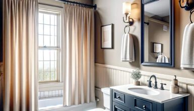 Shower Curtain Colors to Complement Beige Bathroom Walls