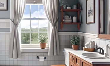 Small Bathroom Window Curtain Ideas