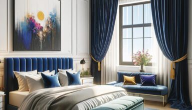 Stunning Blue Curtain Ideas to Elevate Your Bedroom Decor