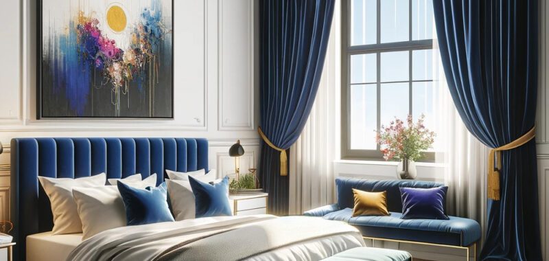 Stunning Blue Curtain Ideas to Elevate Your Bedroom Decor